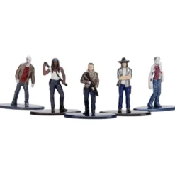 THE WALKING DEAD - PACK DE 5 FIGURINES NANO METALFIGS