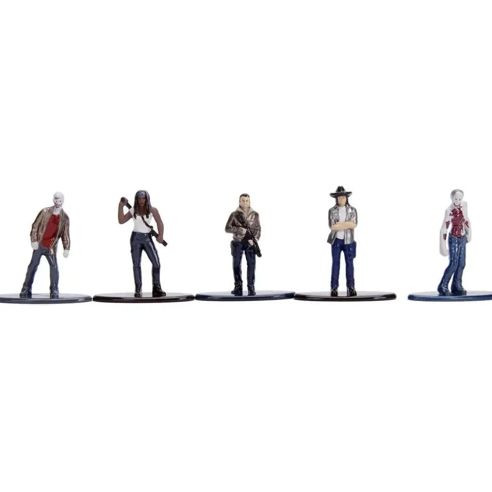THE WALKING DEAD - PACK DE 5 FIGURINES NANO METALFIGS