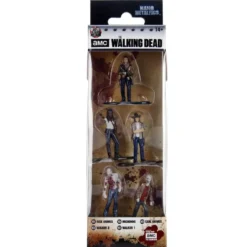 THE WALKING DEAD - PACK DE 5 FIGURINES NANO METALFIGS