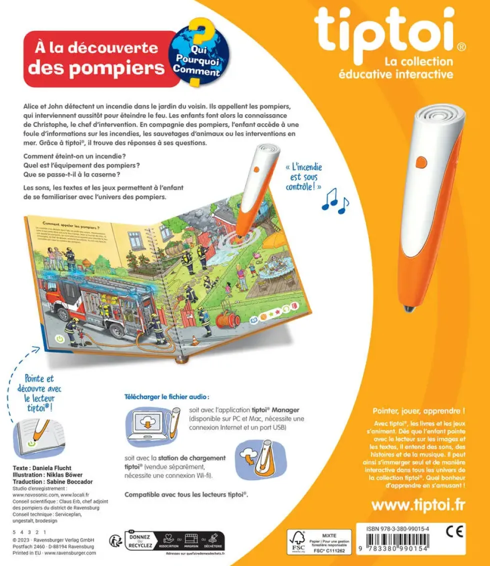 TIPTOI® -A LA DECOUVERTE DES POMPIERS