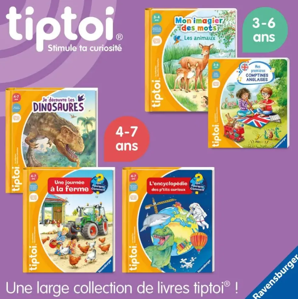 TIPTOI® -APPRENDRE EN S'AMUSANT : LES LETTRES