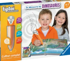 TIPTOI - COFFRET COMPLET LECTEUR INTERACTIF + LIVRE JE DECOUVRE LES DINOSAURES