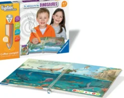 TIPTOI - COFFRET COMPLET LECTEUR INTERACTIF + LIVRE JE DECOUVRE LES DINOSAURES
