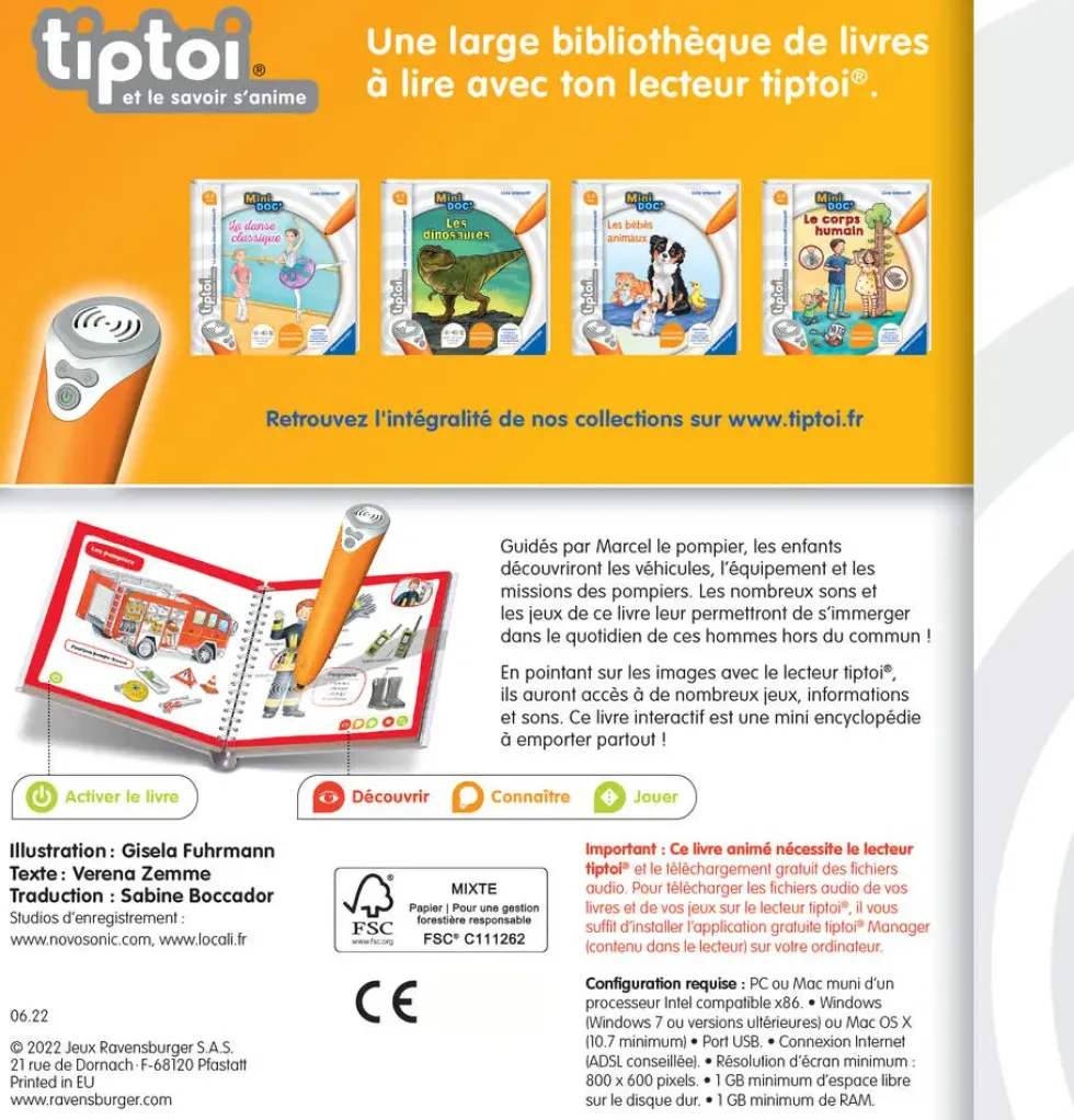 TIPTOI® -MINI DOC'LES POMPIERS