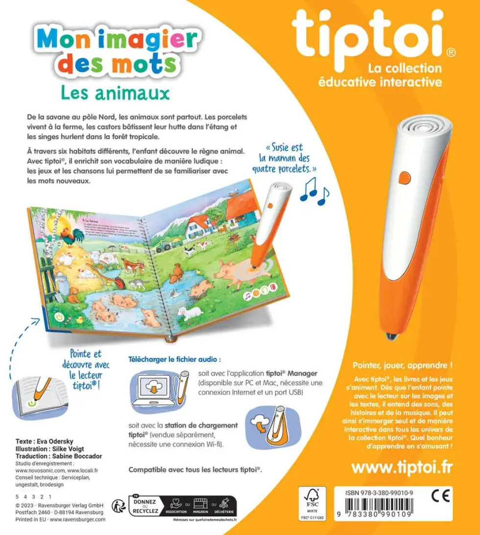 TIPTOI® -MON IMAGIER DES MOTSLES ANIMAUX