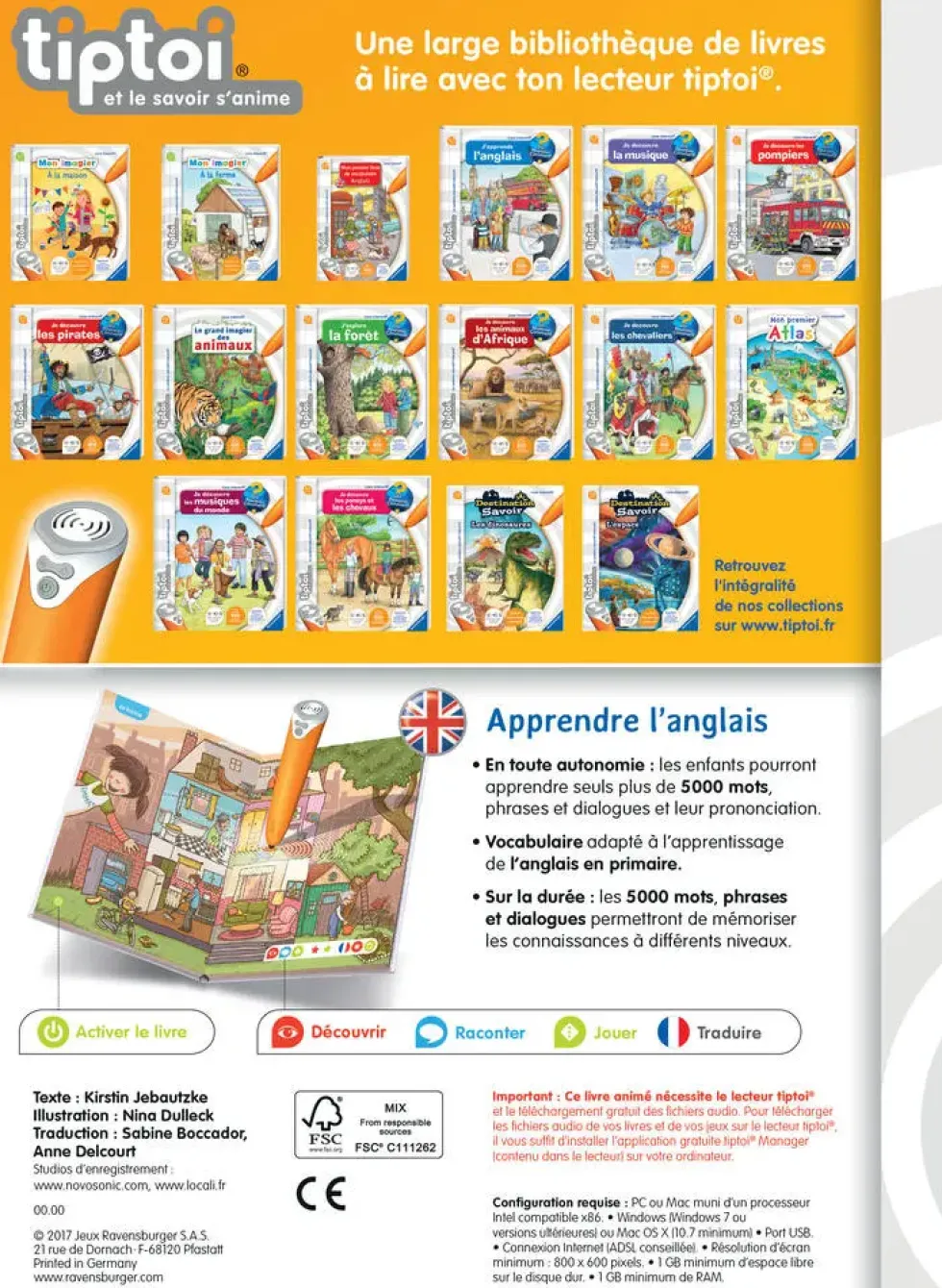 TIPTOI® -MON PREMIER LIVRE DE VOCABULAIRE ANGLAIS