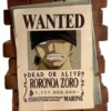 TIRELIRE AFFICHE WANTED ZORO