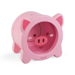 TIRELIRE COCHON - EN BOIS