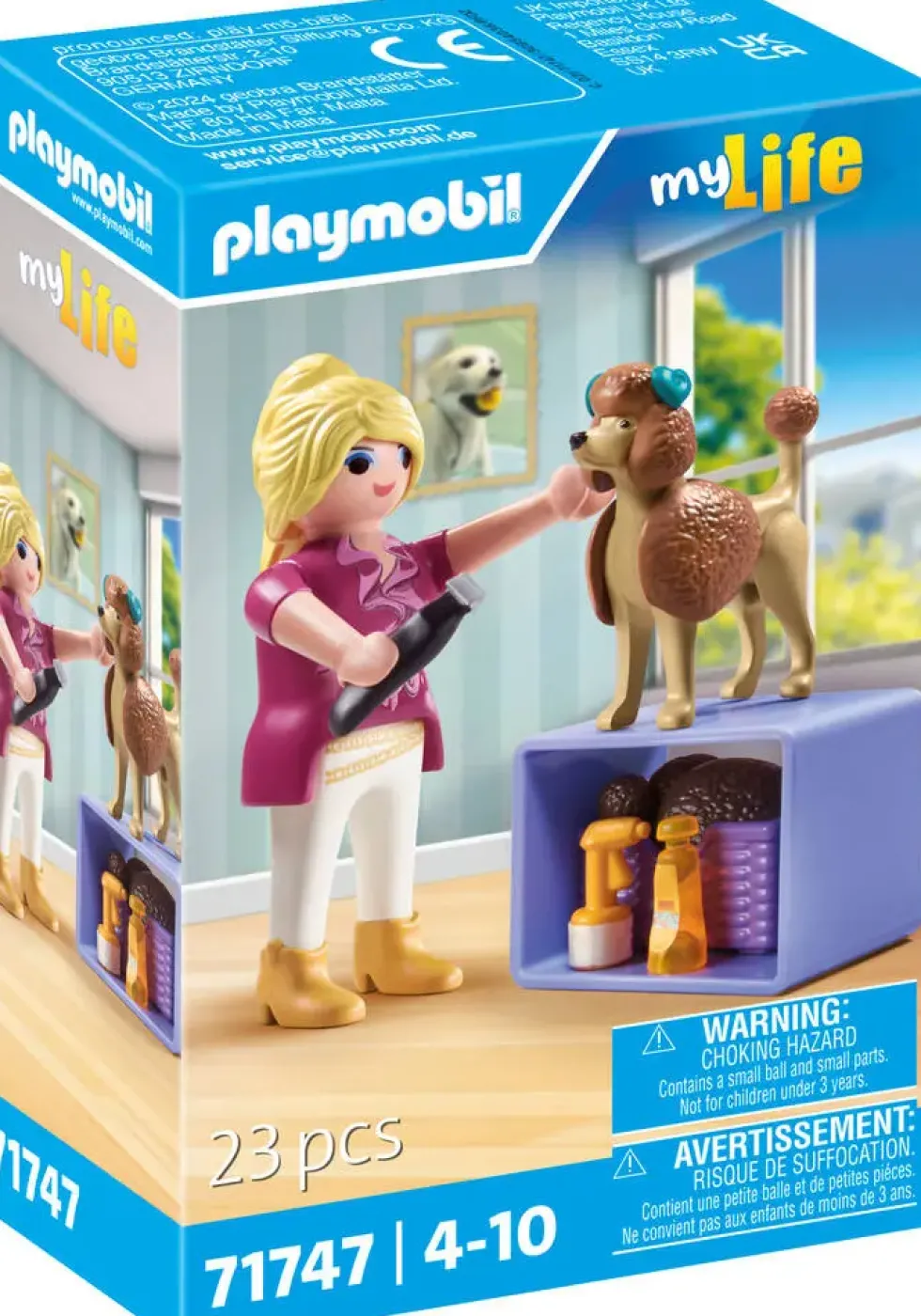 TOILETTEUSE AVEC CANICHE ET ACCESSOIRES - 71747