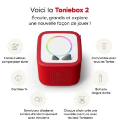 TONIEBOX 2 - MON PREMIER COFFRET -ROUGE COQUELICOT