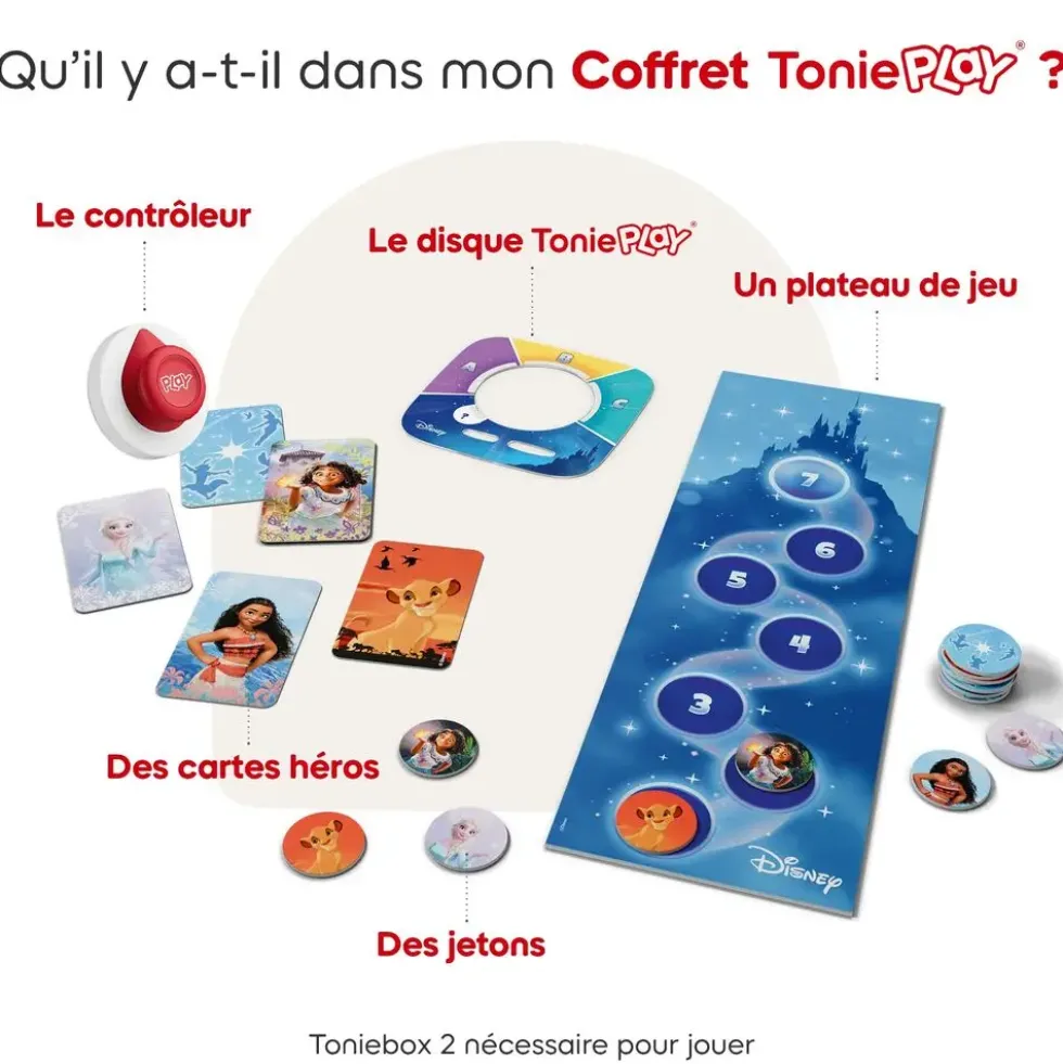 TONIEPLAY - DISNEY - COFFRET LE GRAND QUIZ