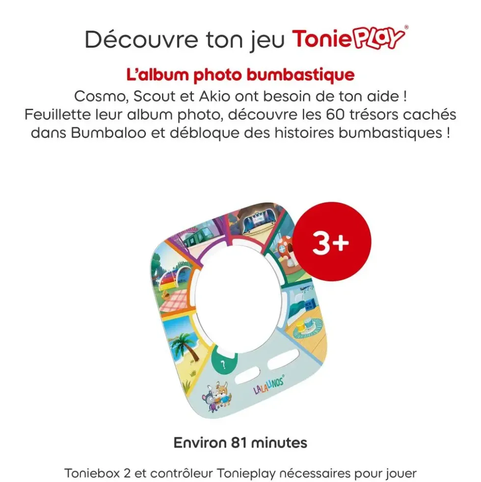 TONIEPLAY - LALALINOS - L'ALBUM PHOTO BUMBASTIQUE