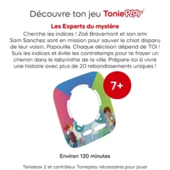TONIEPLAY - LES EXPERTS DU MYSTERE - PAPOUILLE A DISPARU