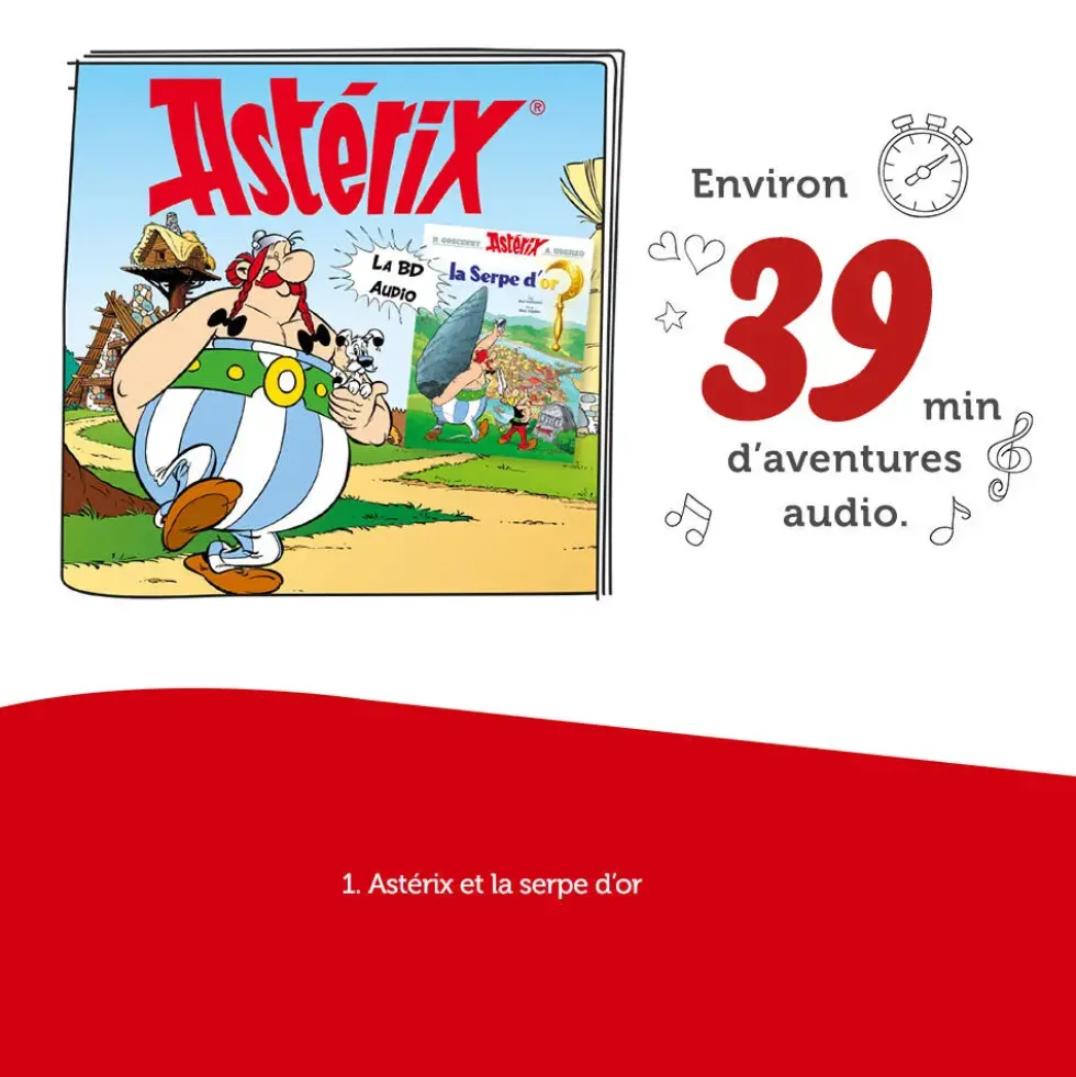 TONIES® -ASTERIX ET LA SERPE D'OR OBELIX
