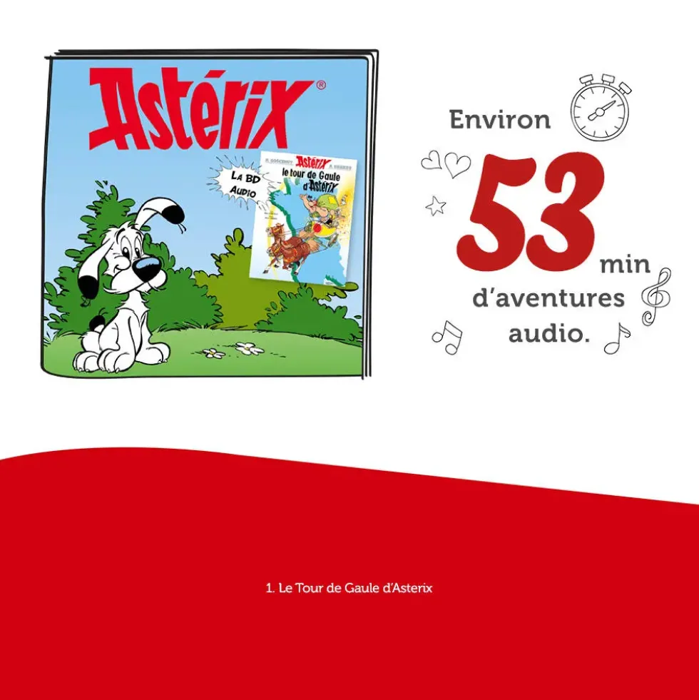 TONIES® - ASTERIX - LE TOUR DE GAULE D'ASTERIX IDEFIX
