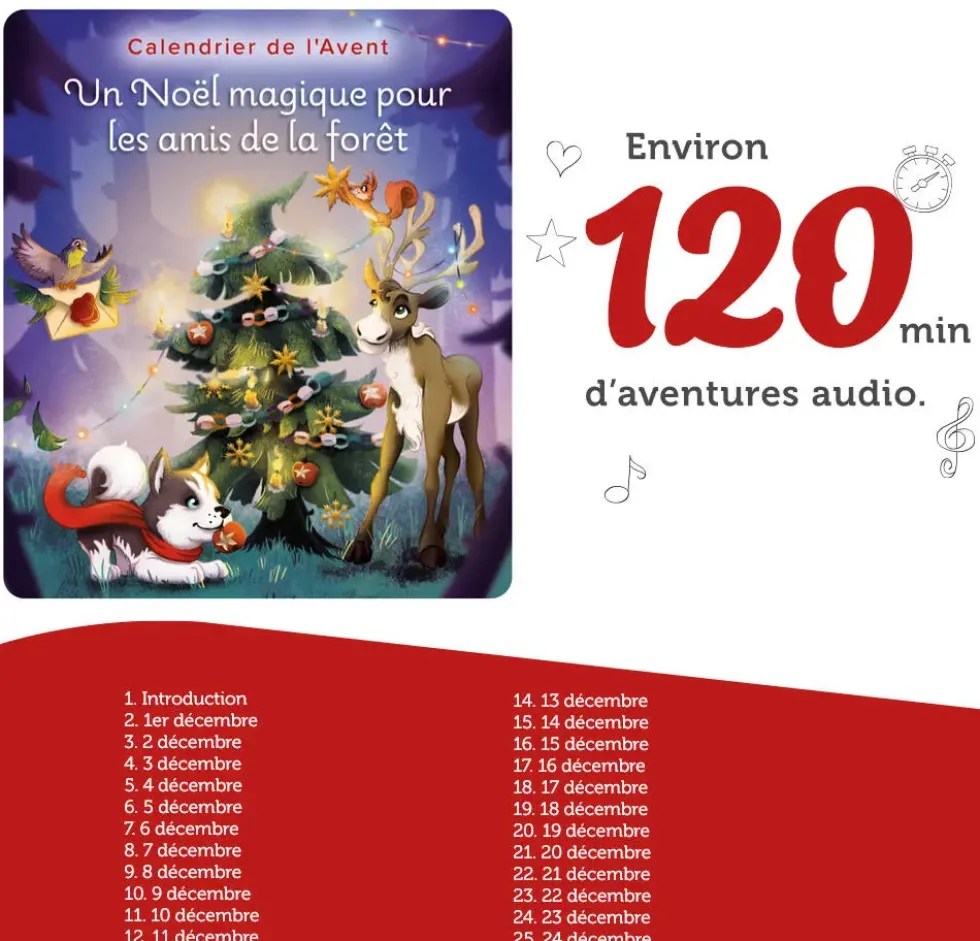 TONIES® - CALENDRIER DE L'AVENT - HUSKY