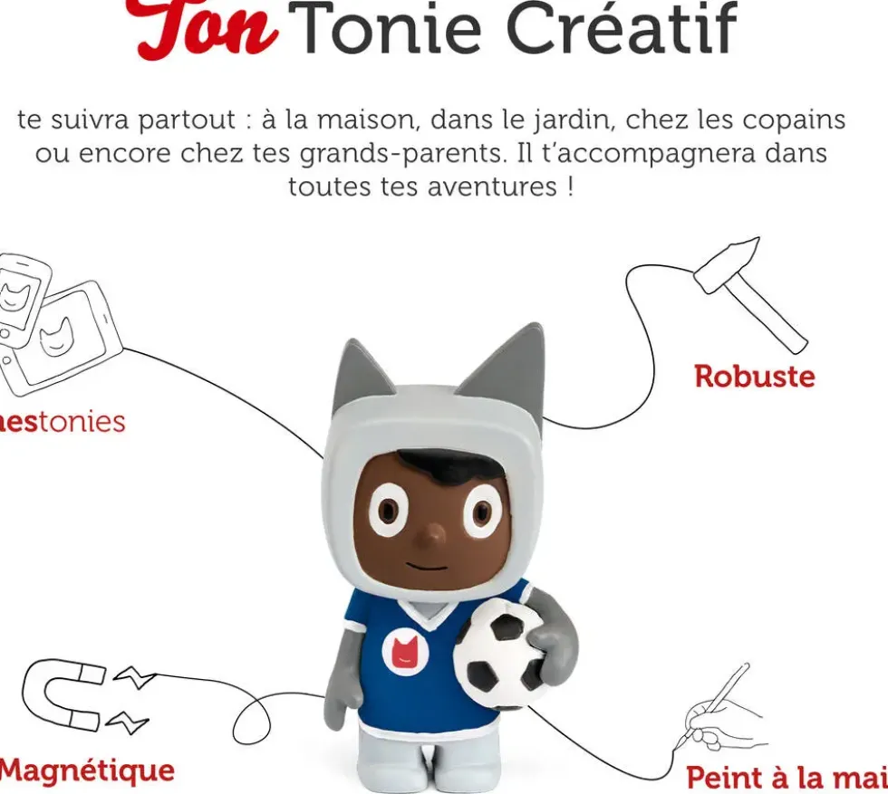 TONIES® CREATIF - FIGURINEJOUEUR DE FOOT