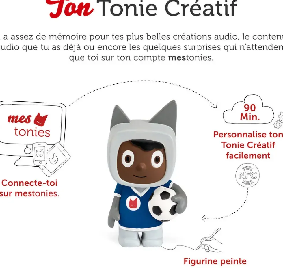 TONIES® CREATIF - FIGURINEJOUEUR DE FOOT