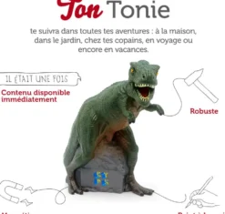 TONIES® - FIGURINE C'EST TOUJOURS PAS SORCIER SUR LES TRACES DES DINOSAURES