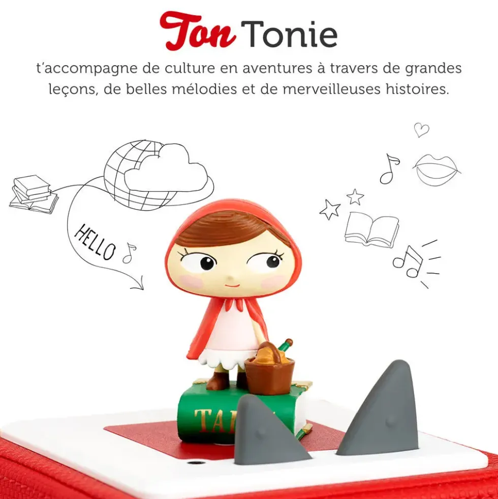 TONIES® - FIGURINE LE PETIT CHAPERON ROUGE ET 3 AUTRES CONTES