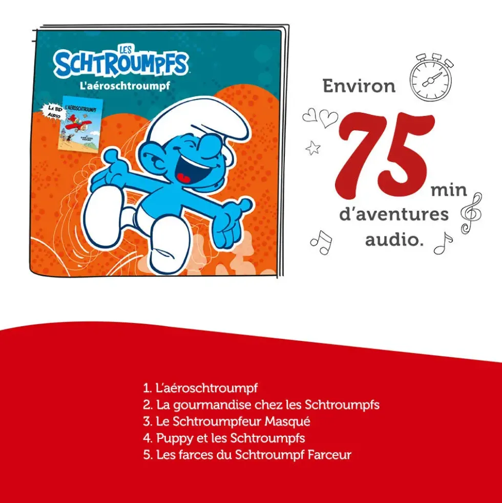 TONIES® - LES SCHTROUMPFS - L'AEROSCHTROUMPF