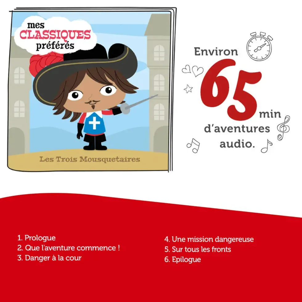 TONIES® - LES TROIS MOUSQUETAIRES