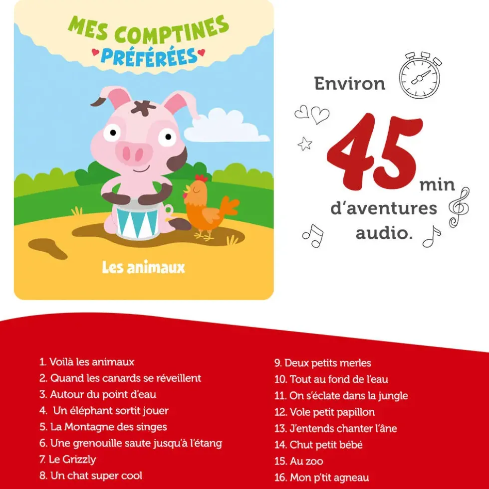 TONIES® - MES COMPTINES PREFEREES LES ANIMAUX