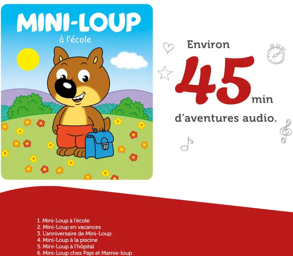 TONIES® - MINI LOUP A L'ECOLE