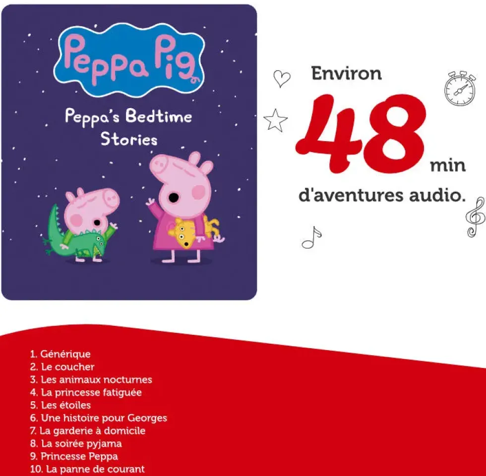 TONIES® - PEPPA PIG - HISTOIRES DU SOIR