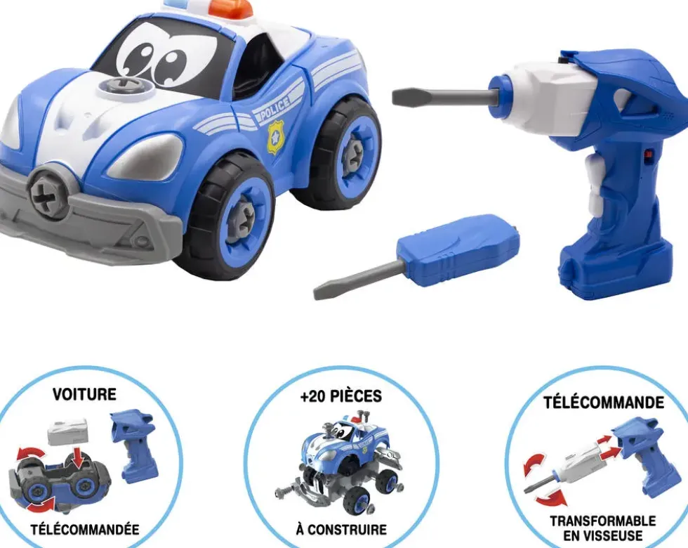 TOOKO - CONSTRUIS MA VOITURE DE POLICE RADIOCOMMANDE