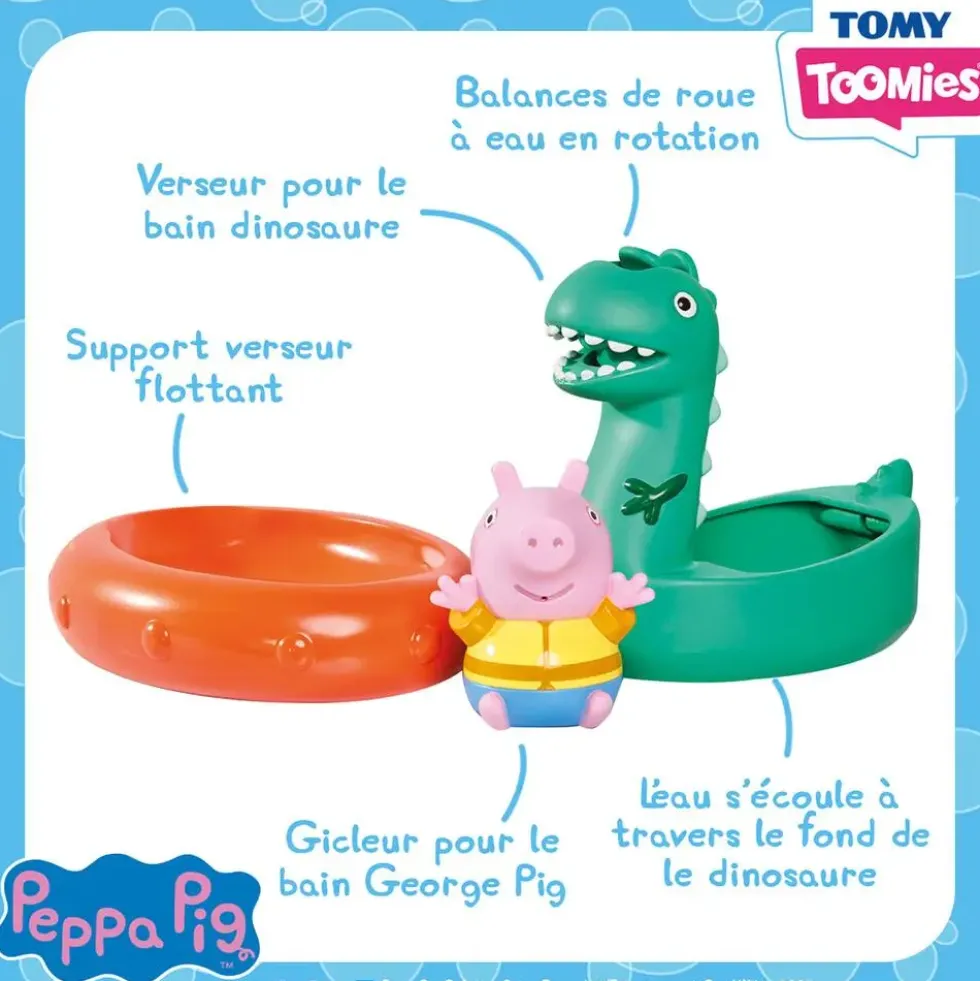 TOOMIES - BATEAU BOUÉE - GEORGE ET DINO - PEPPA PIG