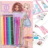 TOPMODEL ALBUM A COLORIER AVEC SET CRAYONS