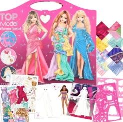 TOPMODEL ALBUM A COLORIER CREATE YOUR GLAMOUR SPECIAL