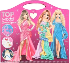 TOPMODEL ALBUM A COLORIER CREATE YOUR GLAMOUR SPECIAL