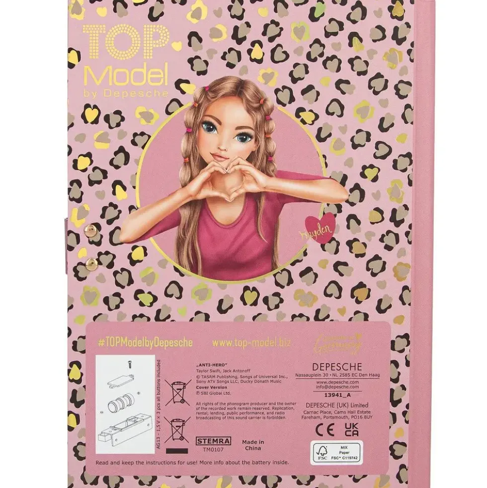 TOPMODEL JOURNAL INTIME A CODE SECRET AVEC SON LEOHEART