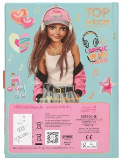 TOPMODEL JOURNAL INTIME AVEC CODE SECRET ET SON MUSIQUE