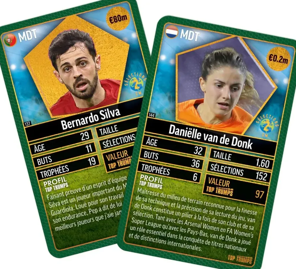 TOP TRUMPS WORLD FOOTBALL STARS TOP 200 PACK N°5