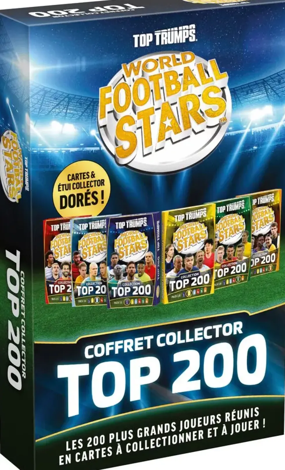 TOP TRUMPS WORLD FOOTBALL STARS TOP 200 COLLECTOR PACK