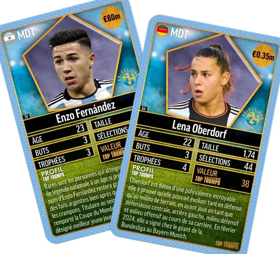 TOP TRUMPS WORLD FOOTBALL STARS TOP 200 PACK N°3