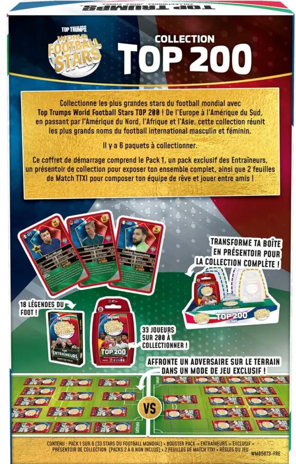 TOP TRUMPS WORLD FOOTBALL STARS TOP 200 STARTER KIT