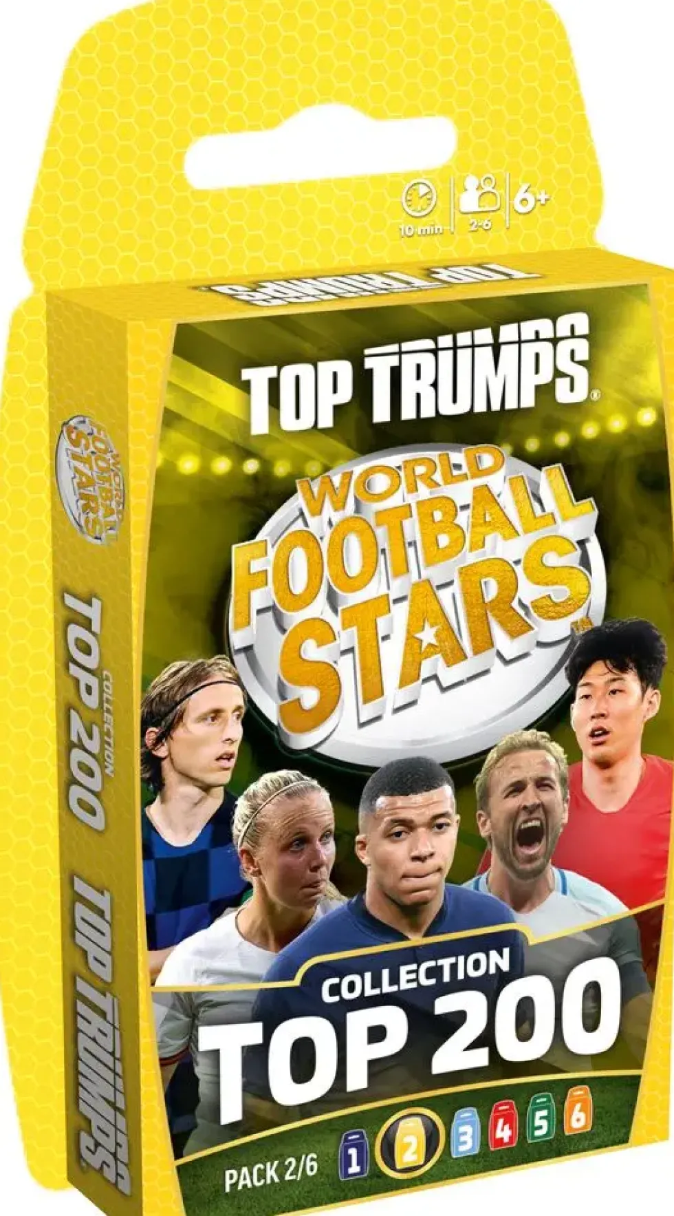 TOP TRUMPS WORLD FOOTBALL STARS TOP 200 PACK N°2