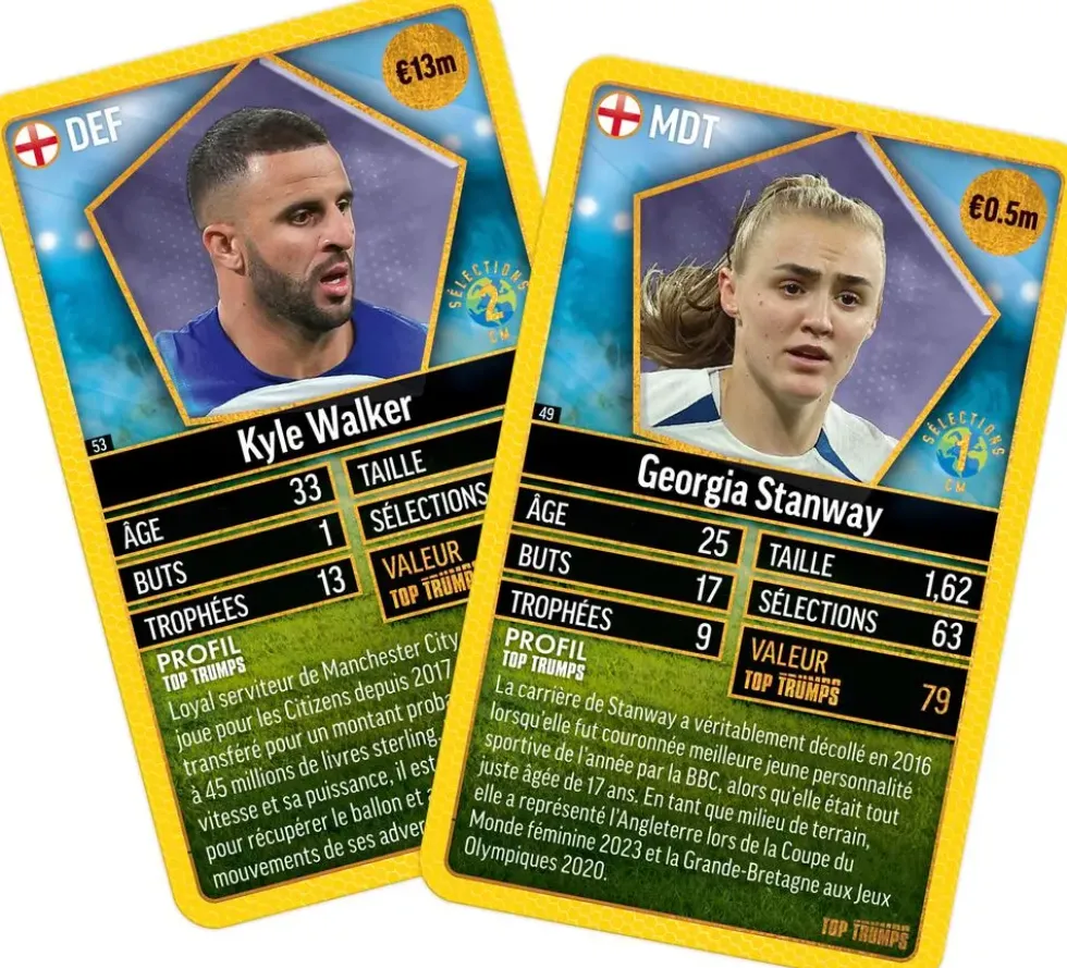 TOP TRUMPS WORLD FOOTBALL STARS TOP 200 PACK N°2
