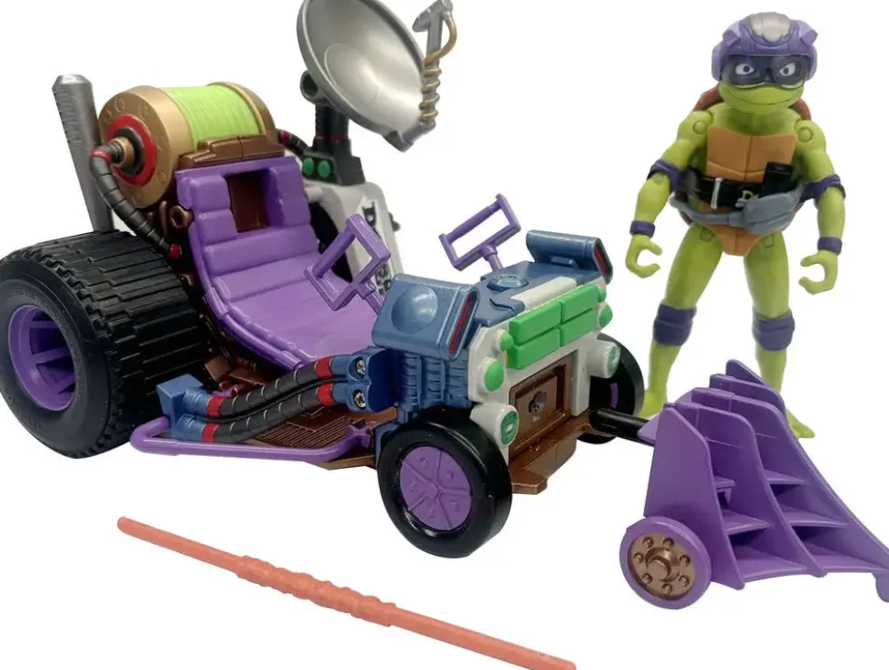 TORTUES NINJA - BUGGY VEHICULE DELUXE AVEC FIGURINE 12 CM -