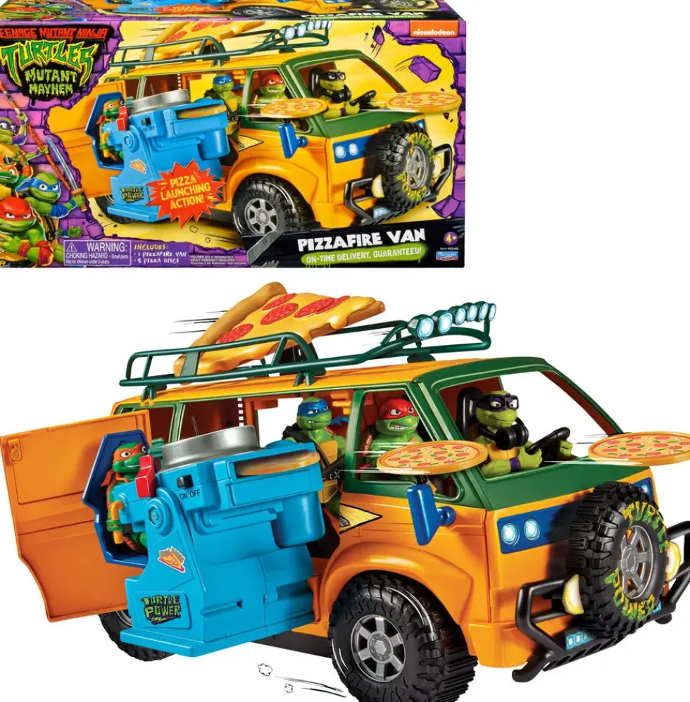 TORTUES NINJA - CAMION PIZZA DE COMBATS DES TORTUES NINJA