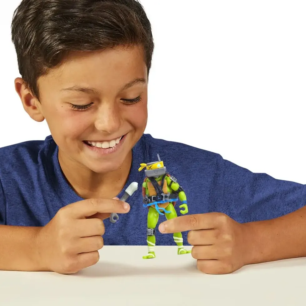 TORTUES NINJA - FIGURINE ARTICULEE 12 CM MIX ET MATCH - LEONARDO