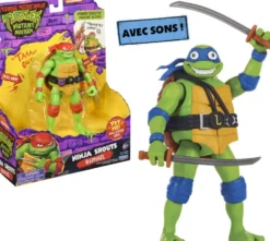 TORTUES NINJA - FIGURINE DELUXE 15 CM AVEC FONCTION ELECTRONIQUE