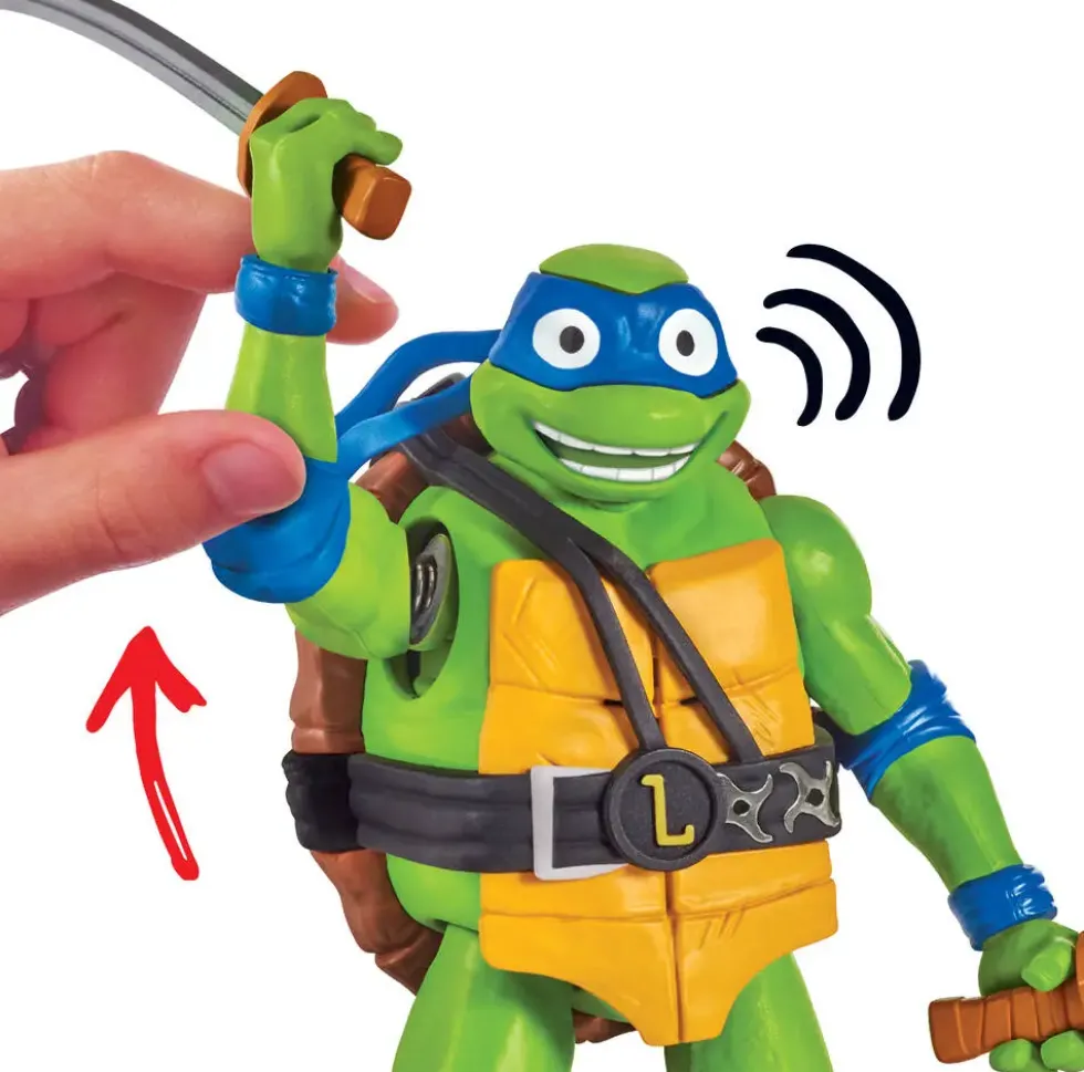 TORTUES NINJA - FIGURINE DELUXE 15 CM AVEC FONCTION ELECTRONIQUE