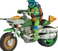 TORTUES NINJA - VEHICULE DELUXE AVEC FIGURINE 12 CM