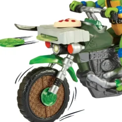 TORTUES NINJA - VEHICULE DELUXE AVEC FIGURINE 12 CM
