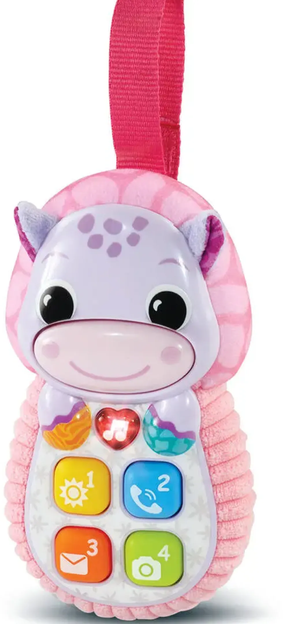 TOUDOUX ALLO BEBE- UN TELEPHONE HIPPOPOTAME ROSE